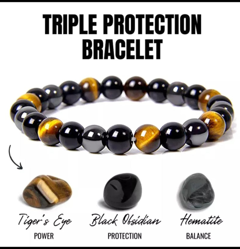 Triple protection bracelet